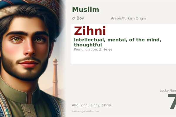 Zihni Name Meaning — Intellectual Boy Name with Arabic & Turkish Origins