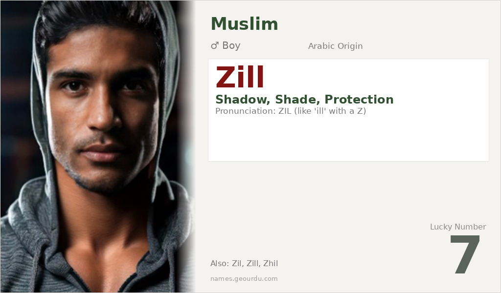 Zill Name Meaning and Details