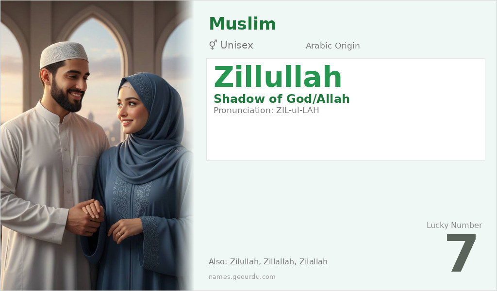 Zillullah Name Meaning and Details