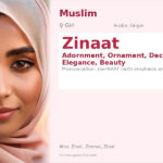 Zinaat Name Meaning and Details