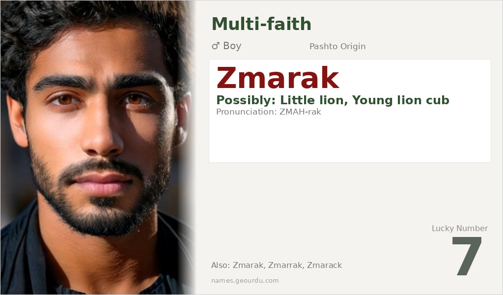 Zmarak Name Meaning and Details