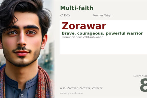 Zorawar Name Meaning — Persian Origin, Warrior Significance & Details (2025)