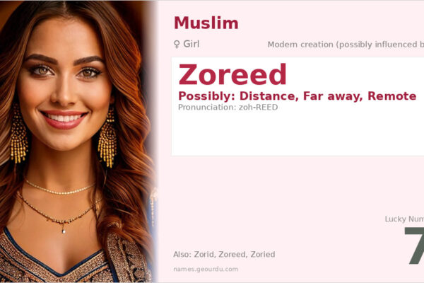Zoreed Name Meaning — Origin, Gender & Details (2025)