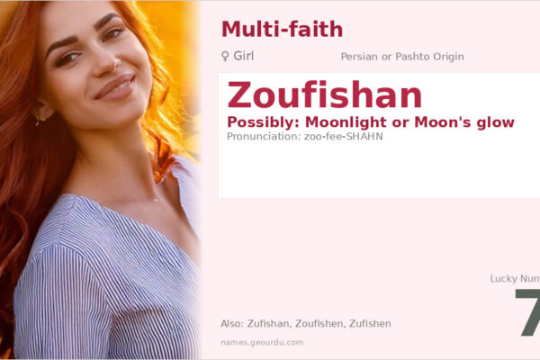 Zoufishan Name Meaning — Origin, Gender & Details (2025)
