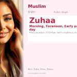 Zuhaa Name Meaning and Details