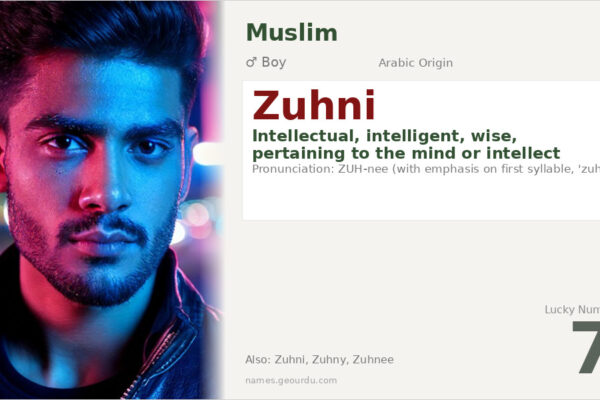 Zuhni Name Meaning — Arabic Origin, Boy Name & Details (2025)