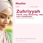 Zuhriyyah Name Meaning and Details