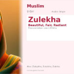 Zulekha Name Meaning and Details