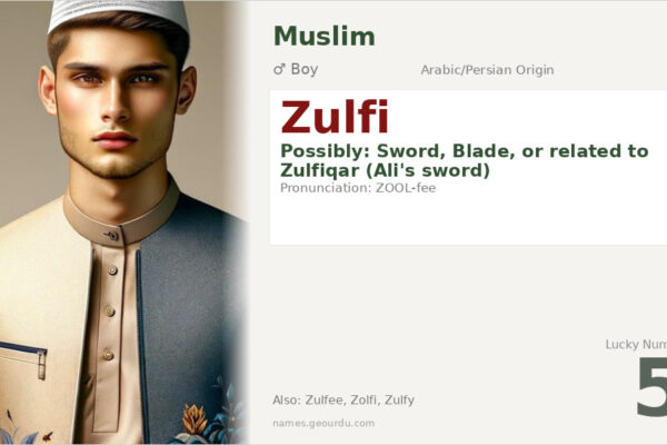 Zulfi Name Meaning — Origin, Gender & Details (2025)