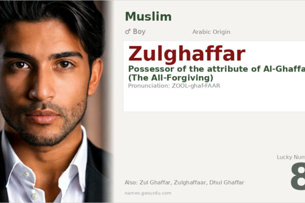 Zulghaffar Name Meaning — Arabic Origin, Boy & Islamic Details (2025)