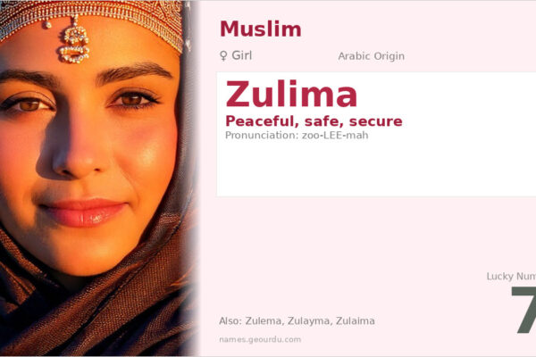 Zulima Name Meaning — Arabic Origin, Girl Name & Details (2025)