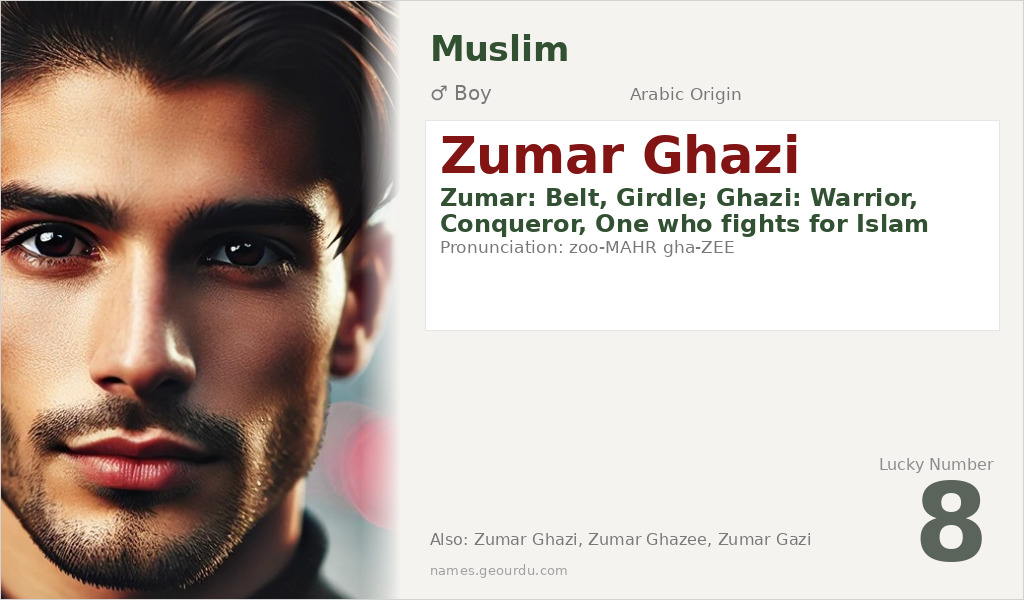 Zumar Ghazi Name Meaning and Details