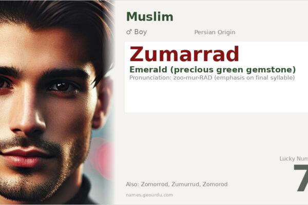 Zumarrad Name Meaning — Persian Origin, Boy Name & Details (2025)