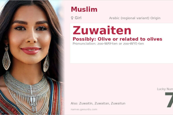 Zuwaiten Name Meaning — Origin, Gender & Details (2025)