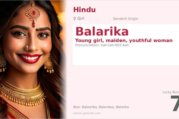 Balarika Name Meaning — Sanskrit Origin, Girl Name & Details (2025)
