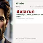 Balarun Name Meaning and Details