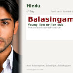 Balasingam Name Meaning and Details