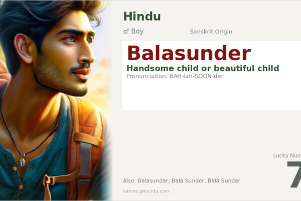 Balasunder Meaning — Sanskrit Origin, Boy Name & Details (2025)
