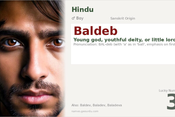 Baldeb Name Meaning — Sanskrit Origin, Hindu Boy Name & Details (2025)