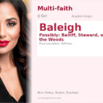 Baleigh Name Meaning and Details