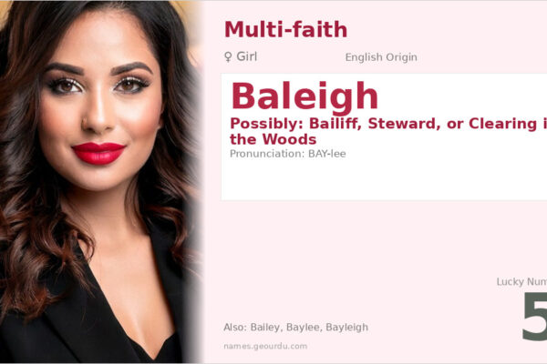 Baleigh Name Meaning — Origin, Gender & Details (2025)