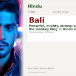 Bali Name Meaning and Details