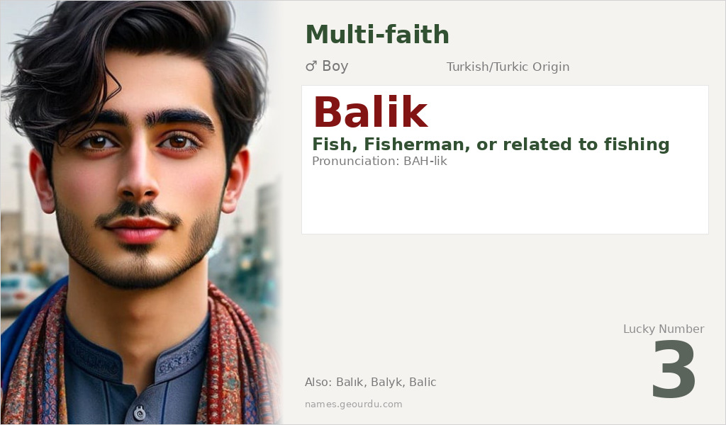 Balik Name Meaning and Details
