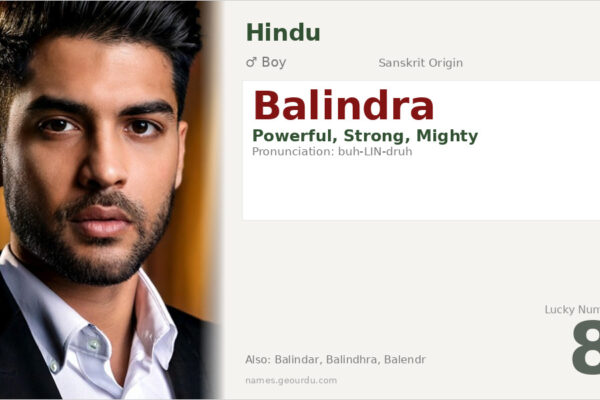 Balindra Name Meaning — Sanskrit Origin, Boy Name & Details (2025)