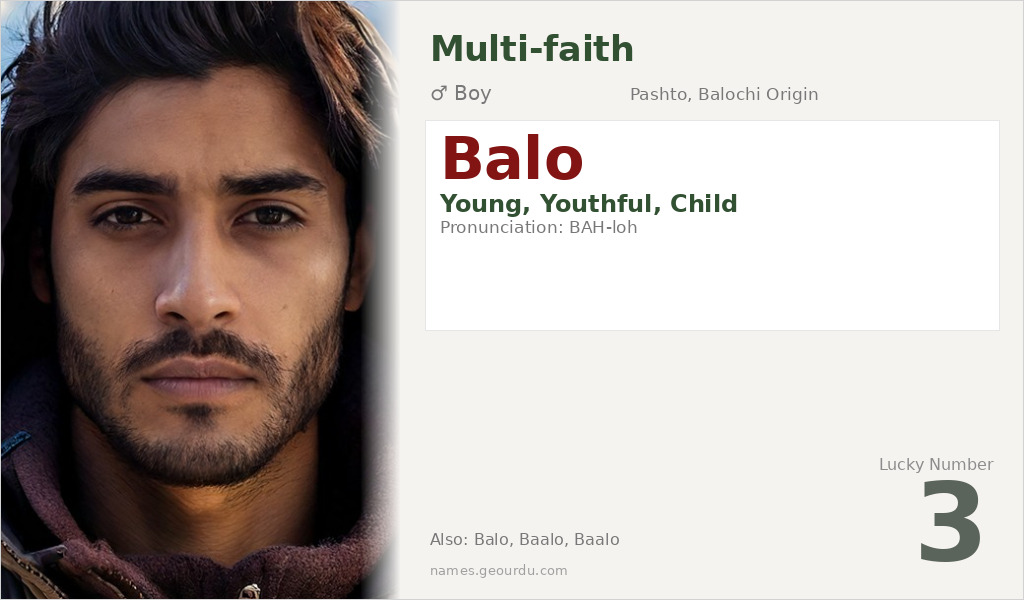 Balo Name Meaning and Details