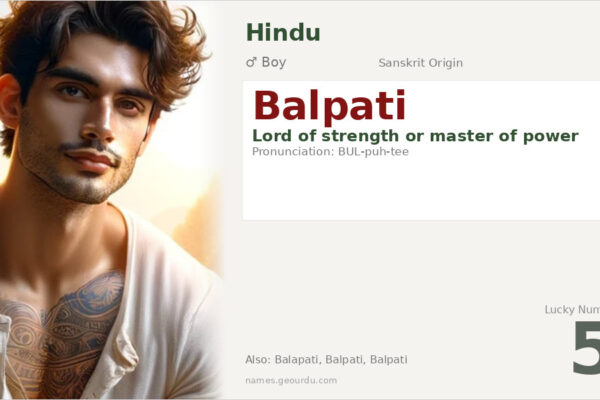 Balpati Name Meaning — Sanskrit Origin, Boy Name & Details (2025)