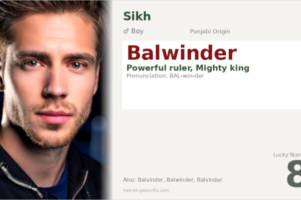 Balwinder Name Meaning — Punjabi Origin, Boy Name & Details (2025)