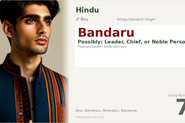 Bandaru Name Meaning — Telugu Origin, Boy Name & Details (2025)