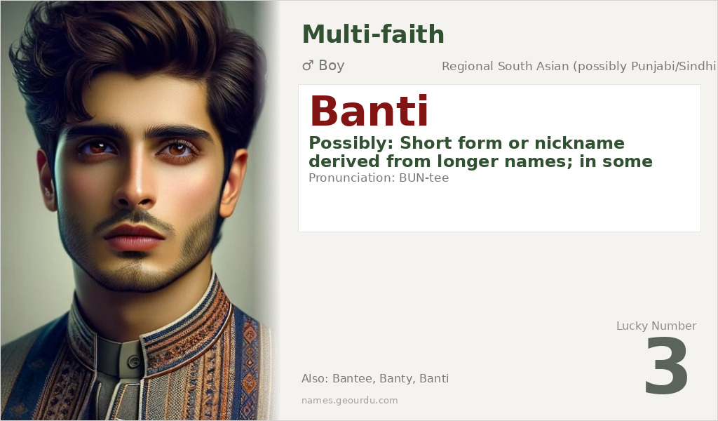 Banti Name Meaning and Details