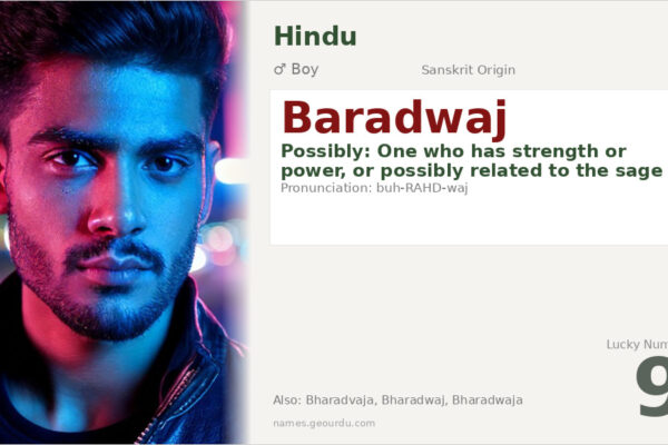 Baradwaj Name Meaning — Origin, Gender & Details (2025)