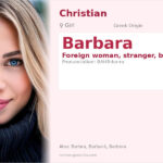 Barbara Name Meaning and Details