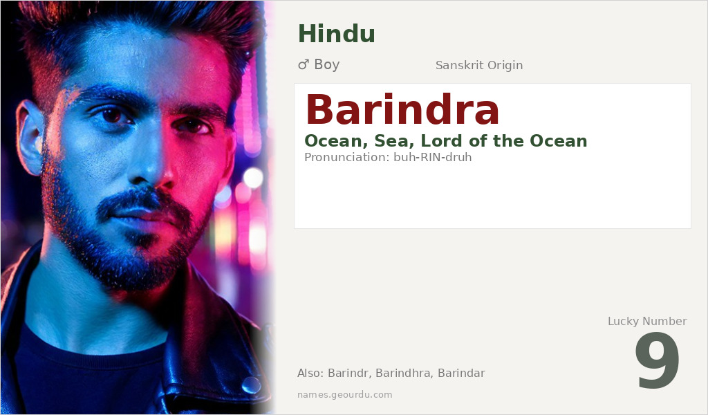 Barindra Name Meaning and Details