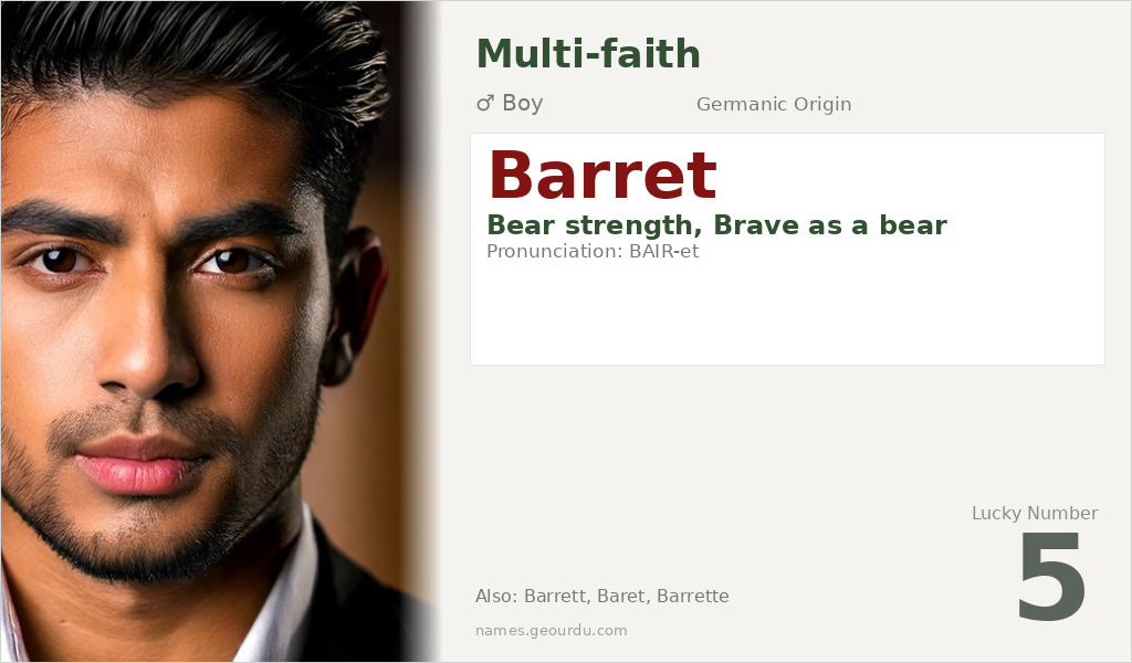 Barret Name Meaning and Details