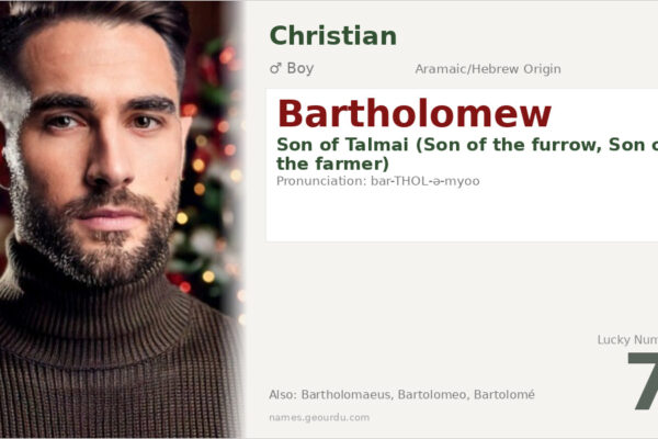 Bartholomew Name Meaning — Aramaic Origin, Boy Name & History (2025)