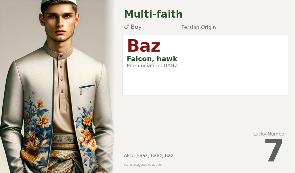 Baz Name Meaning and Details