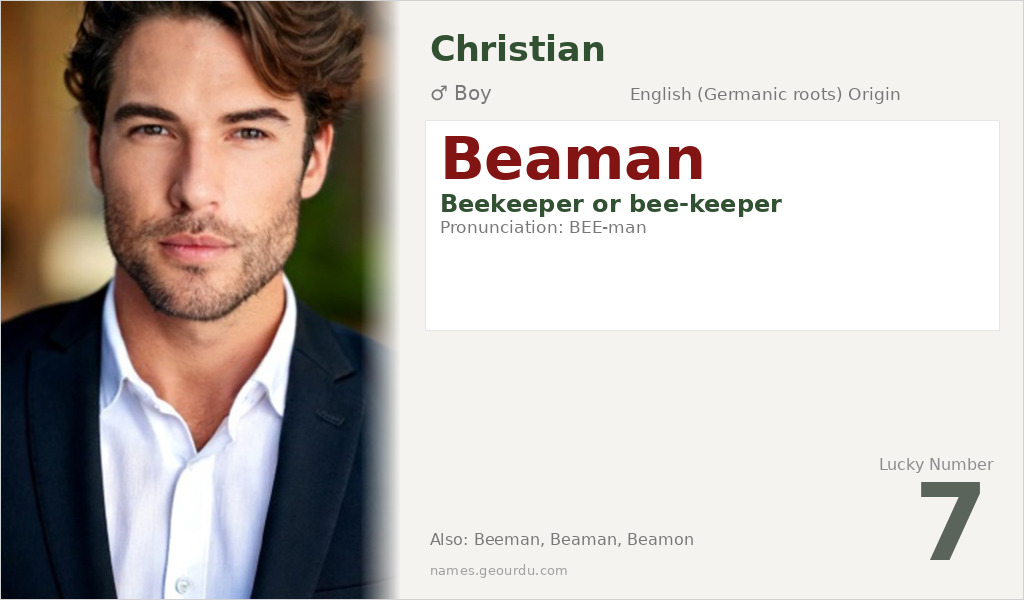 Beaman Name Meaning and Details