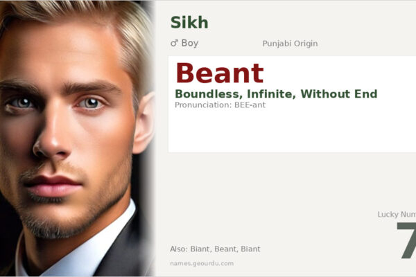 Beant Name Meaning — Punjabi Origin, Boy Name & Sikh Significance (2025)