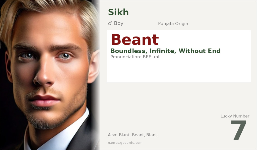 Beant Name Meaning and Details