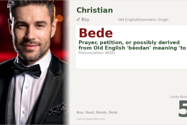 Bede Name Meaning — Origin, History & Significance (2025)