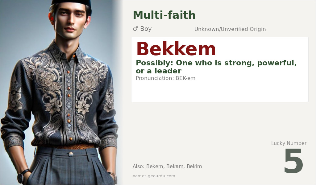 Bekkem Name Meaning and Details