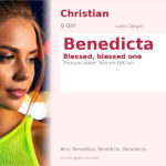 Benedicta Name Meaning and Details