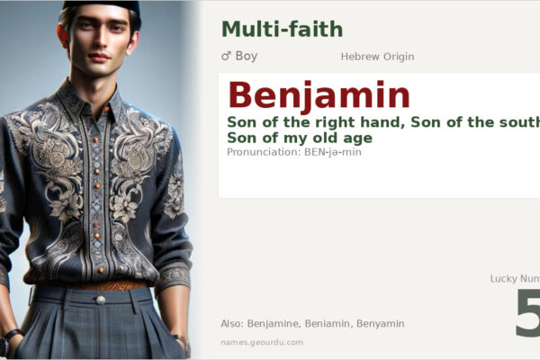 Benjamin Name Meaning — Hebrew Origin, Boy Name & History (2025)
