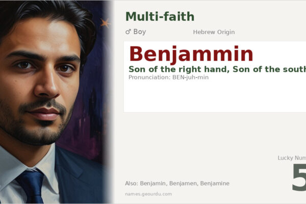Benjammin Name Meaning — Hebrew Origin, Boy Name & Details (2025)