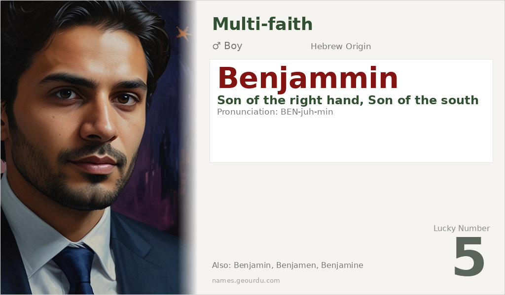 Benjammin Name Meaning and Details