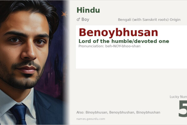 Benoybhusan Name Meaning — Bengali Origin, Boy Name & Details (2025)
