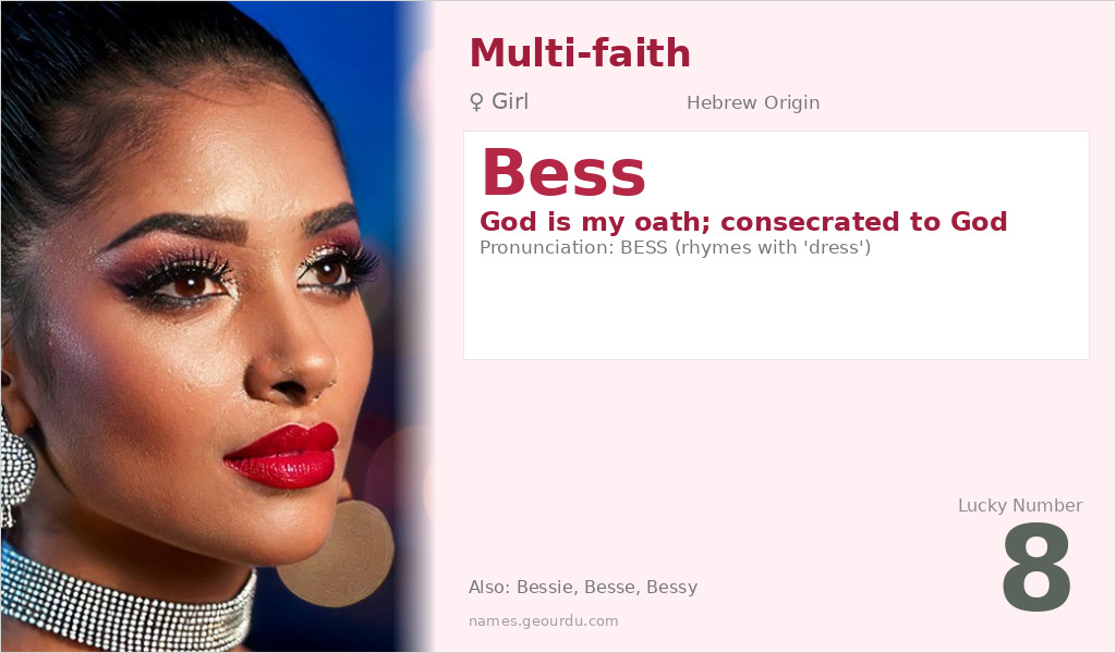 Bess Name Meaning and Details